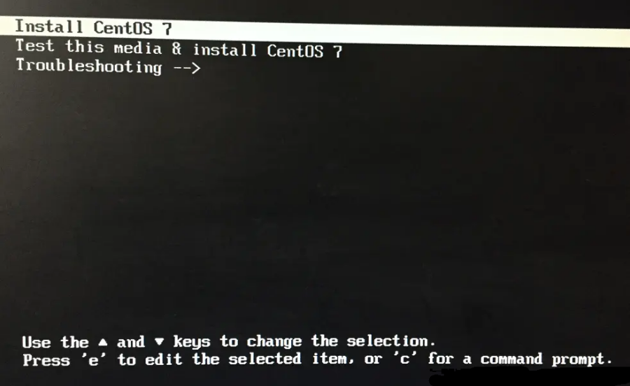 Install CentOS 7